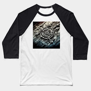 Abstract Armory Military 3 Baseball T-Shirt